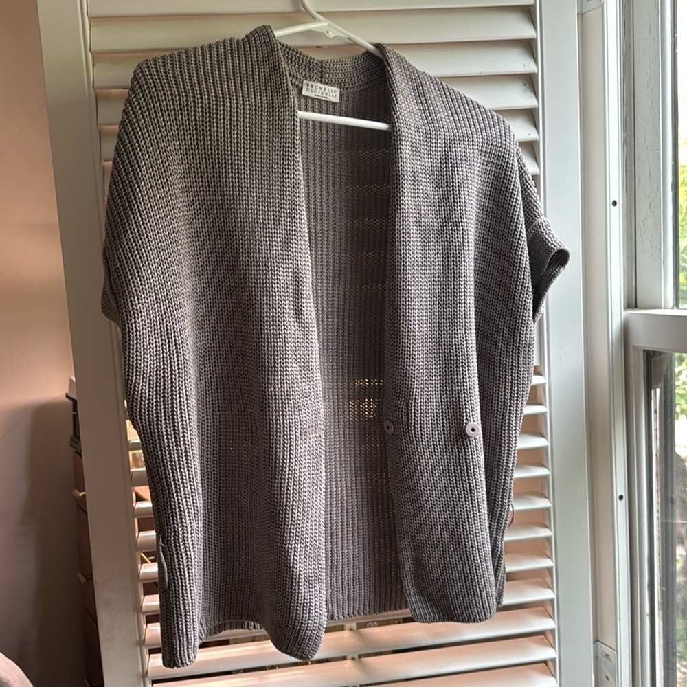 Brunello cucinelli knit top in amethyst